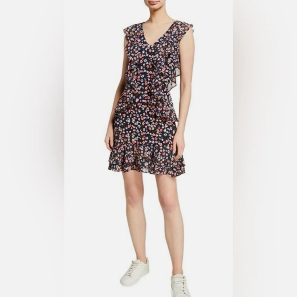 Michael Kors, Fit & Flare, Ruffles Galore Dress. Sz S Excellent Condition